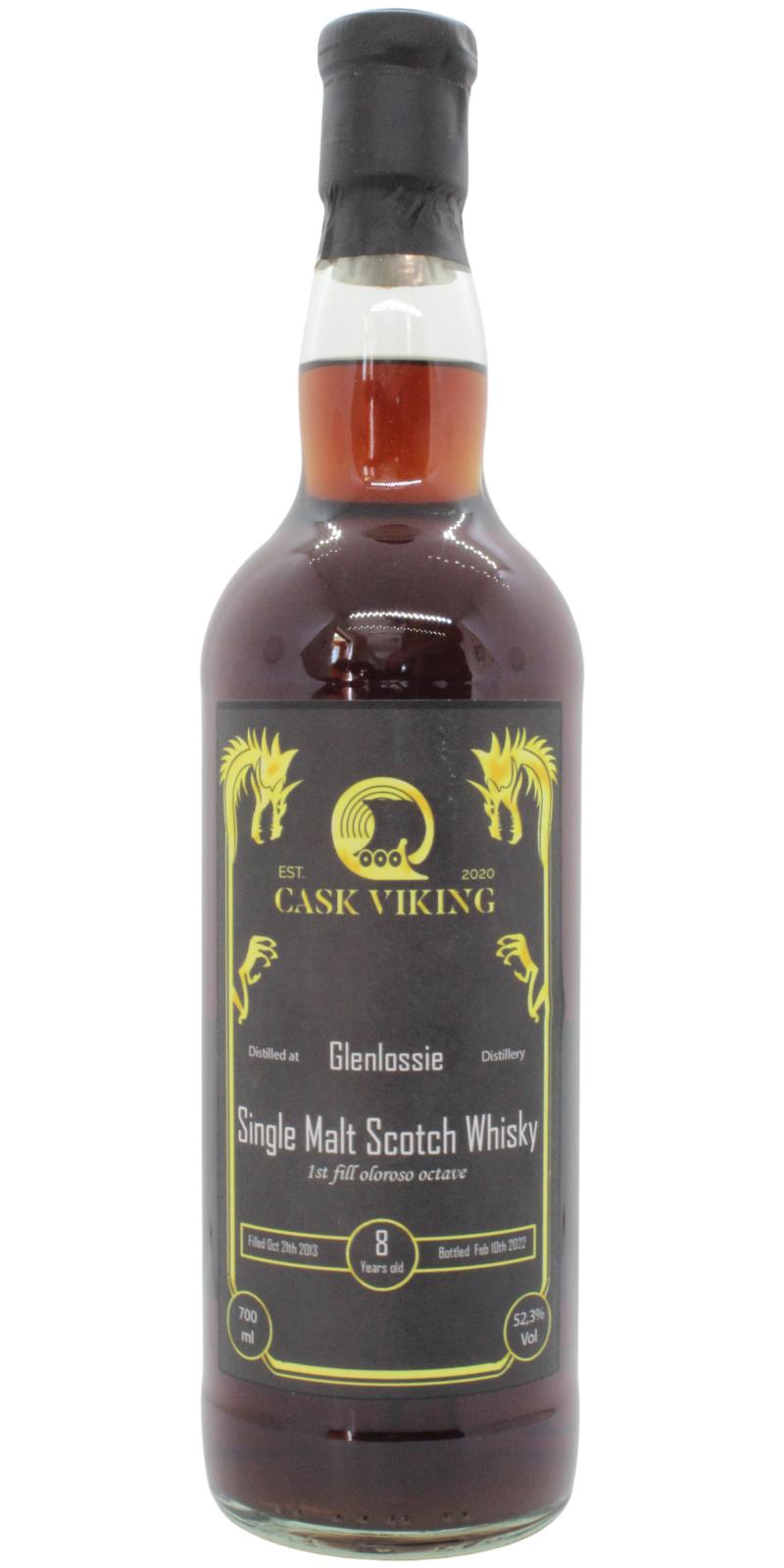 Glenlossie 2013 (Cask Viking) 8 Year Old Single Malt Scotch Whisky | 700ML at CaskCartel.com