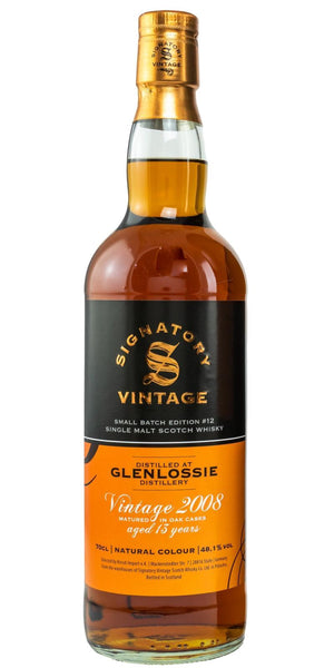 Glenlossie 2008 (Signatory Vintage) 13 Year Old Small Batch Edition #12 Scotch Whisky | 700ML at CaskCartel.com