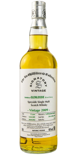 Glenlossie 2009 (Signatory Vintage) 13 Year Old The Un-chillfiltered Collection Scotch Whisky | 700ML at CaskCartel.com