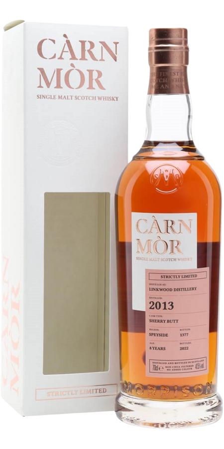Linkwood Carn Mor Strictly Limited Sherry Cask 2013 8 Year Old Whisky | 700ML at CaskCartel.com