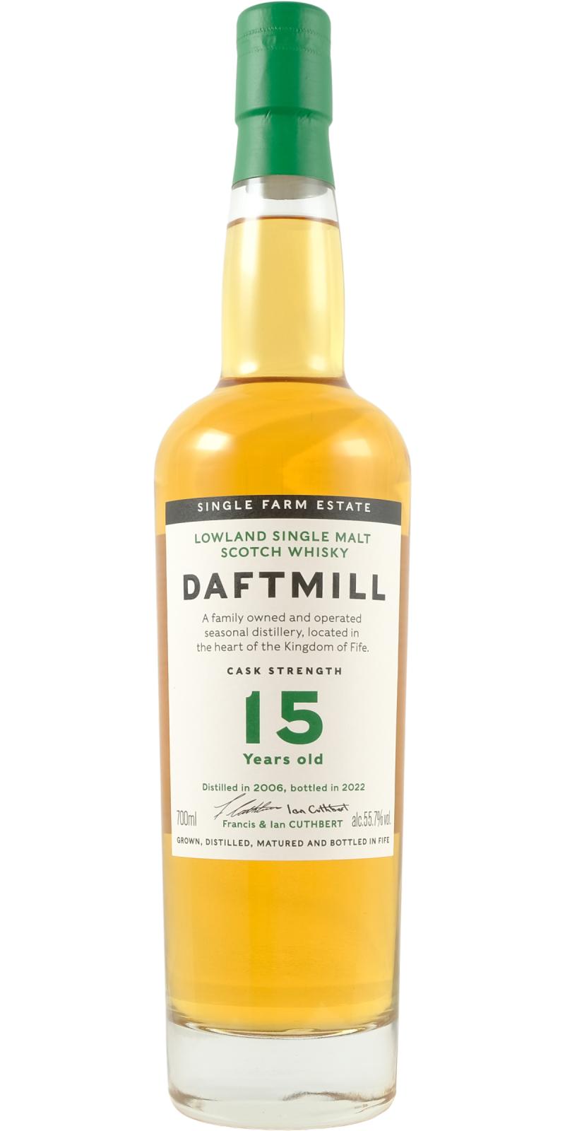 Daftmill Lowland Single Malt 2006 15 Year Old Whisky | 700ML at CaskCartel.com