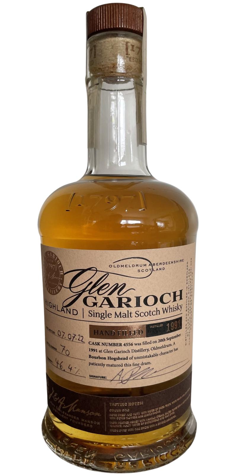 Glen Garioch 1991 Handfilled Cask No. 4556 Single Malt Scotch Whisky | 700ML at CaskCartel.com
