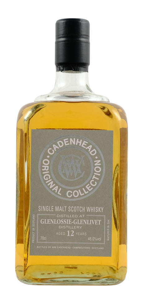 Glenlossie 12 Year Old (Cadenhead's) Original Collection Scotch Whisky | 700ML at CaskCartel.com