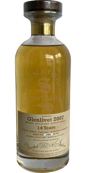 Glenlivet 2007 SV Cask Strength 14 Year Old (2021) Release (Cask #900647) Scotch Whisky | 700ML at CaskCartel.com