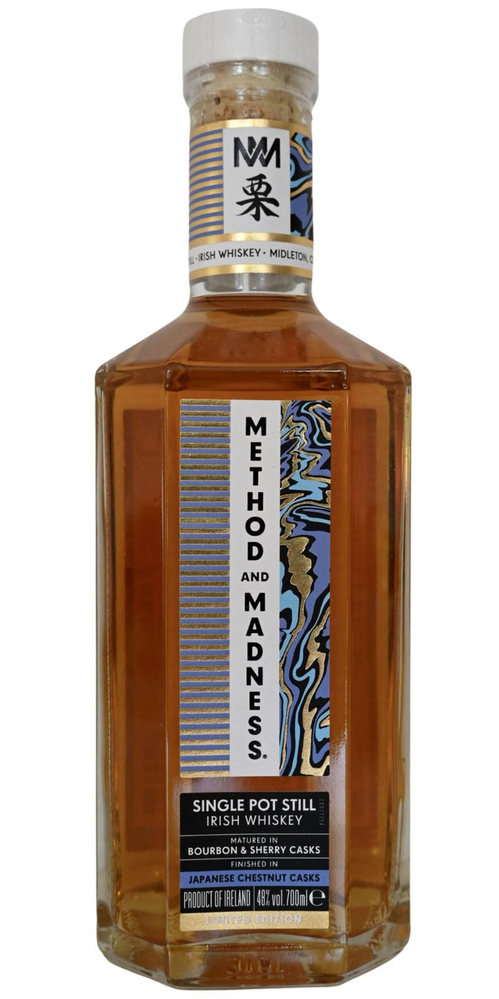 Method and Madness Single Pot Still Japanese Chestnut Cask Irish Whiskey | 700ML