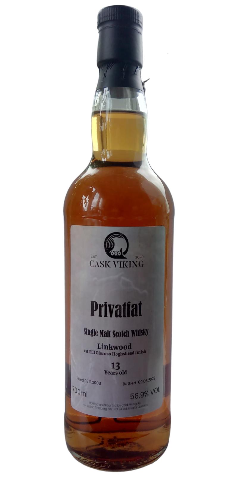 Linkwood 2008 (Cask Viking) Private Cask 13 Year Scotch Whisky | 700ML at CaskCartel.com