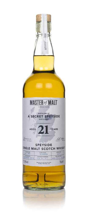 Secret Speyside Distillery 21 Year Old Single Cask (Private Label) | 700ML at CaskCartel.com
