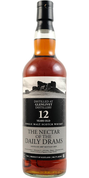 Glenlivet 2007 (Daily Dram) The Nectar of the Daily Drams 12 Year Old 2019 Release (Cask #900184) Single Malt Scotch Whisky | 700ML at CaskCartel.com