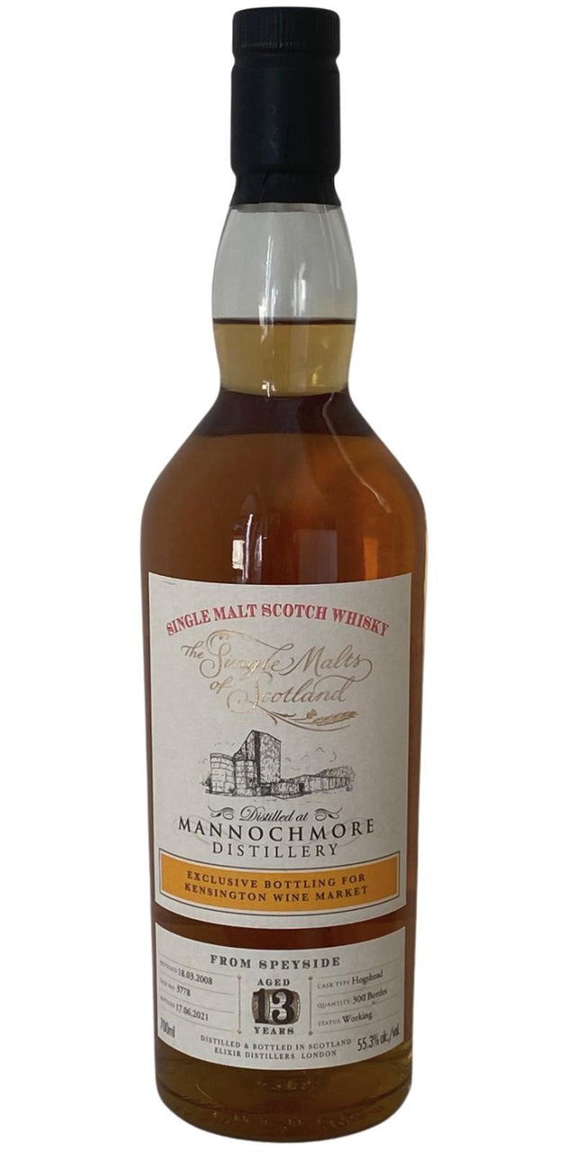 Mannochmore 2008 ElD The Single Malts of Scotland 13 Year Old (2021) Release (Cask #3778) Scotch Whisky | 700ML at CaskCartel.com