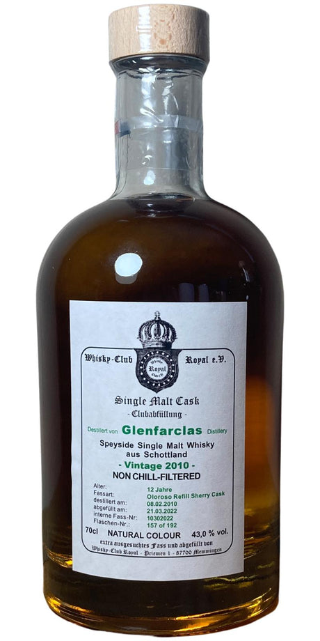 Glenfarclas Vintage 2010 Single Malt Cask 12 Year Old Scotch Whisky | 700ML at CaskCartel.com