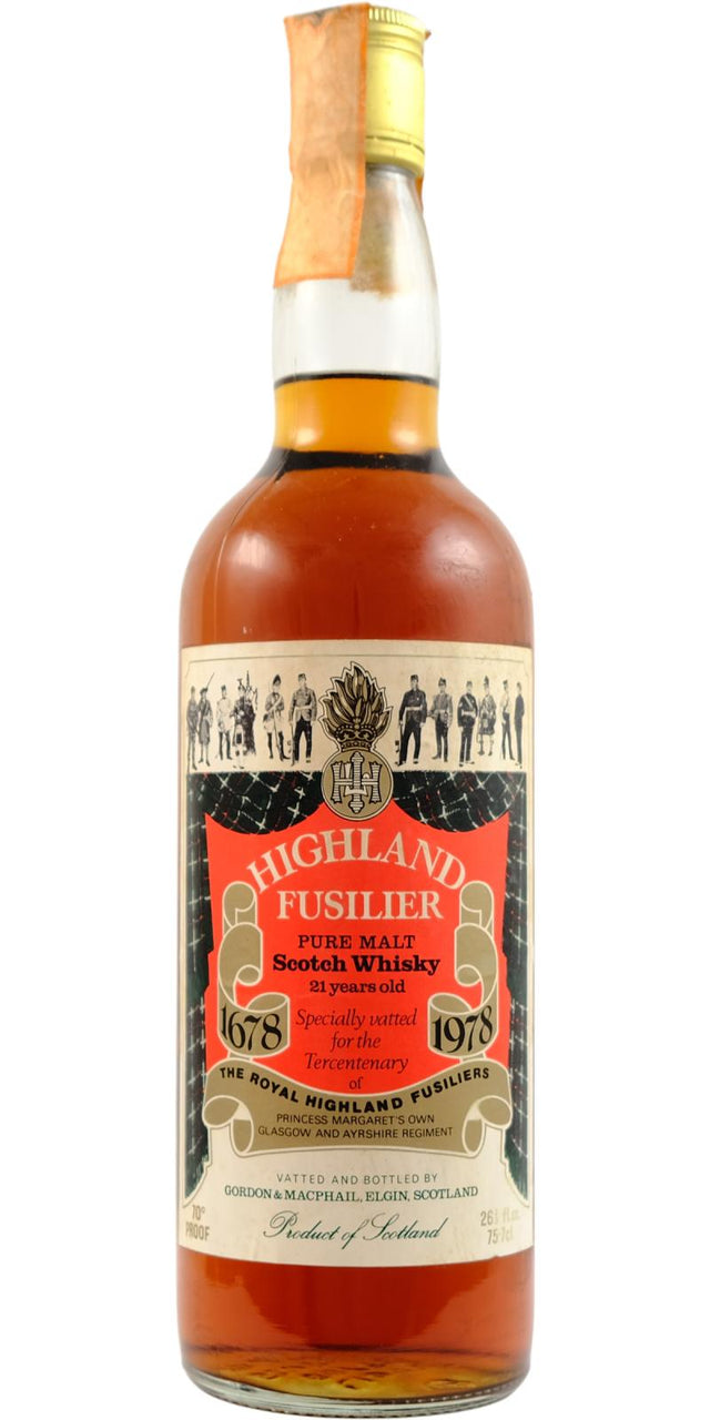 Highland Fusilier 21 Year Old Pure Malt Gordon & MacPhail Scotch Whisky |  757ml at CaskCartel.com