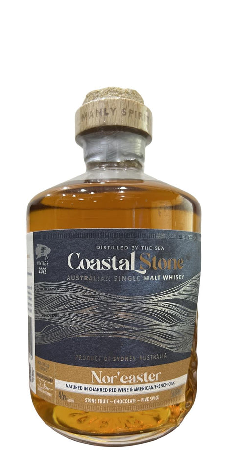 Manly Spirits Coastal Stone Nor'easter Australian Single Malt Whisky at CaskCartel.com