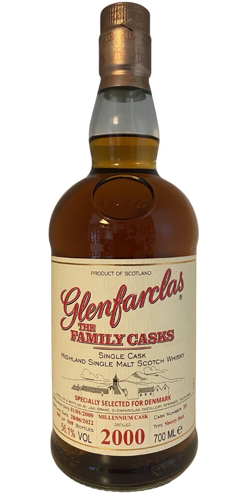 Glenfarclas 2000 The Family Casks - Millennium Cask Highland Single Malt Scotch Whisky at CaskCartel.com