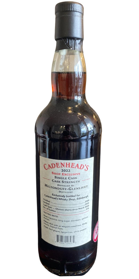 Miltonduff 2008 Cadenhead's Shop Exclusive 14 Year Old Single Malt Scotch Whisky | 700ML at CaskCartel.com