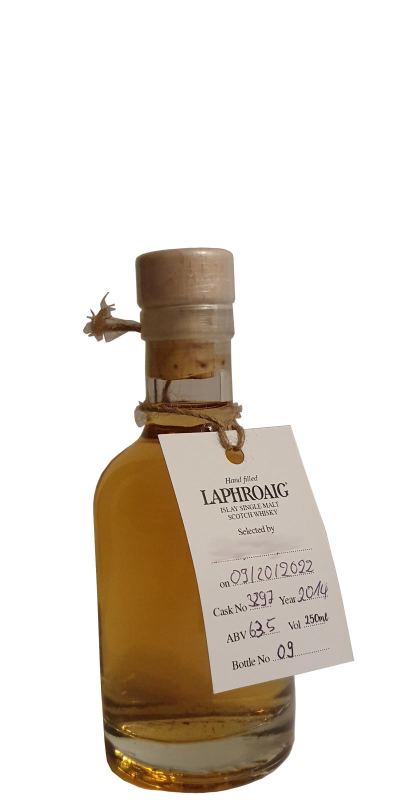 Laphroaig 2014 Handfilled - Distillery only (8 Year Old) Isley Single Malt Scotch Whisky | 250ML at CaskCartel.com