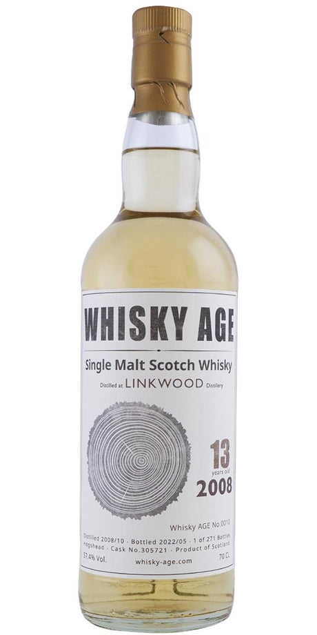 Linkwood 2008 (Whisky AGE) No. 0010 (13 Year Old) Single Malt Scotch Whisky | 700ML at CaskCartel.com