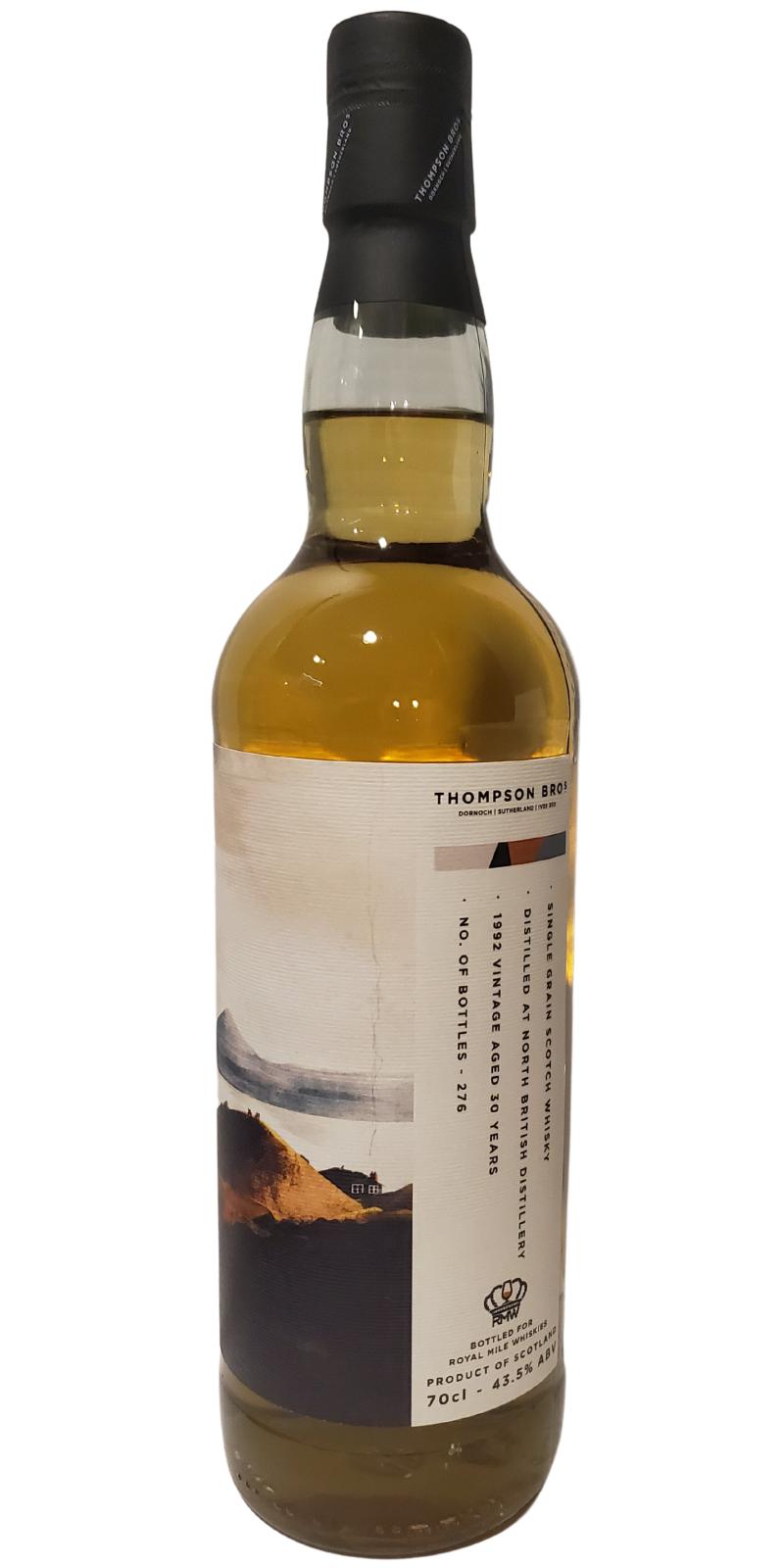 North British 1992 PST (30 Year Old) Single Grain Scotch Whisky at CaskCartel.com