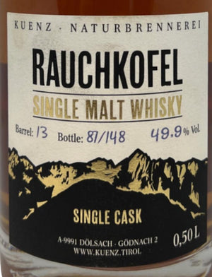 Rauchkofel 2016 Single Cask Single Malt Whisky | 500ML at CaskCartel.com