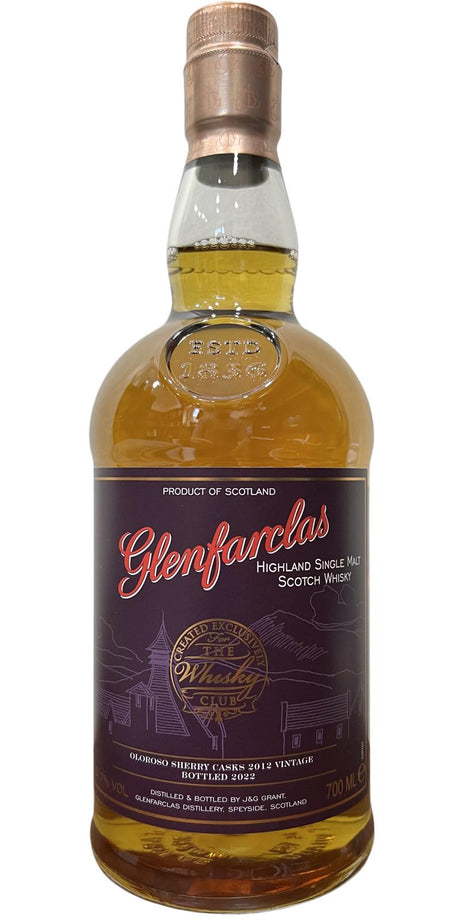 Glenfarclas Oloroso Sherry Casks 2012 Vintage Bottled 2022 Scotch Whisky | 700ML at CaskCartel.com