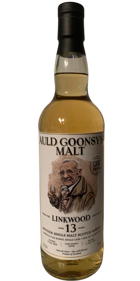 Linkwood 2009 Auld Goonsy's 13 Year Old Single Malt Scotch Whisky | 700ML