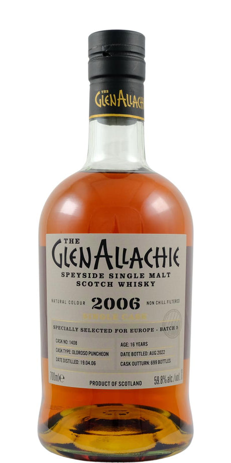 Glenallachie 2006 Single Cask for Europe - Batch 5 (16 Year Old) Speyside Single Malt Scotch Whisky at CaskCartel.com