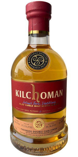 Kilchoman 2011 Calvados Double Cask Finish Islay Single Malt Scotch Whisky at CaskCartel.com