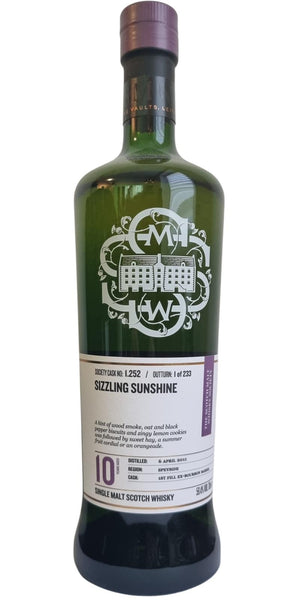 Glenfarclas 2011 SMWS 1.252 Sizzling sunshine 10 Year Old 2021 Release (Cask #1.252) Single Malt Scotch Whisky | 700ML at CaskCartel.com