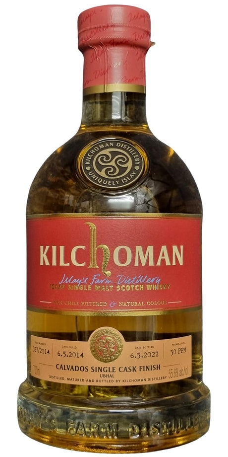 Kilchoman 2014 Calvados Finish Single Cask Islay Single Malt Scotch Whisky | 700ML at CaskCartel.com