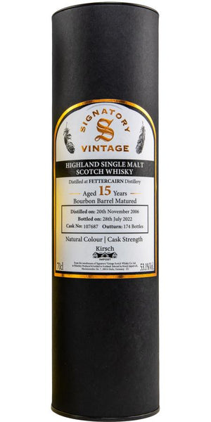 Fettercairn 2006 (Signatory Vintage) Natural Colour | Cask Strength (15 Year Old) Highland Single Malt Scotch Whisky at CaskCartel.com