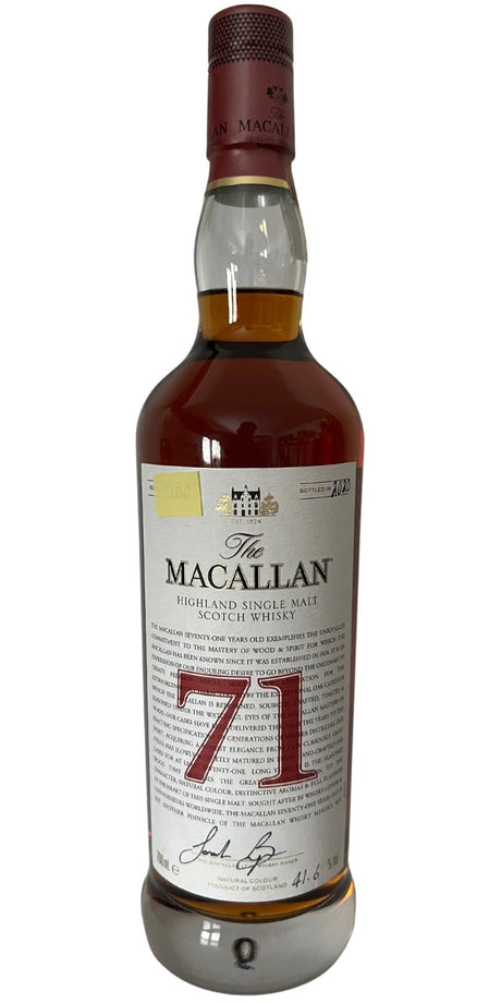 Macallan The Red Collection 71 Year Old (2020) Release Scotch Whisky | 700ML at CaskCartel.com