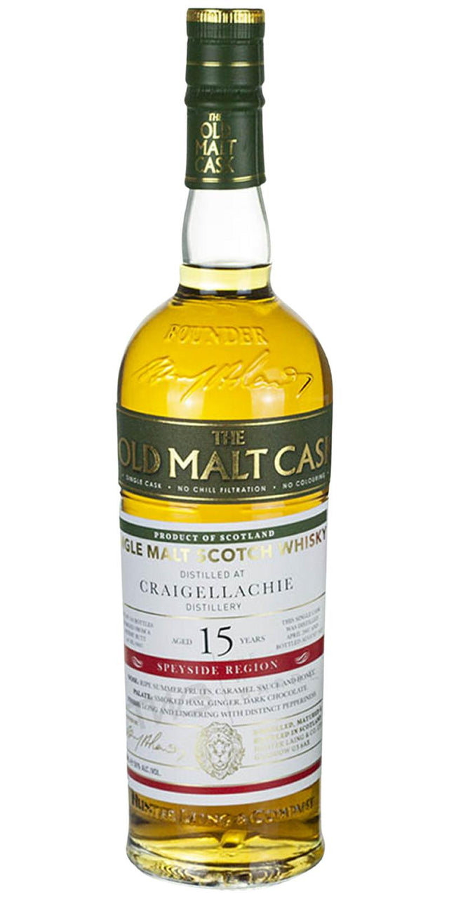 Craigellachie Old Malt Cask Single Sherry Cask 2007 15 Year Old Whisky | 700ML at CaskCartel.com