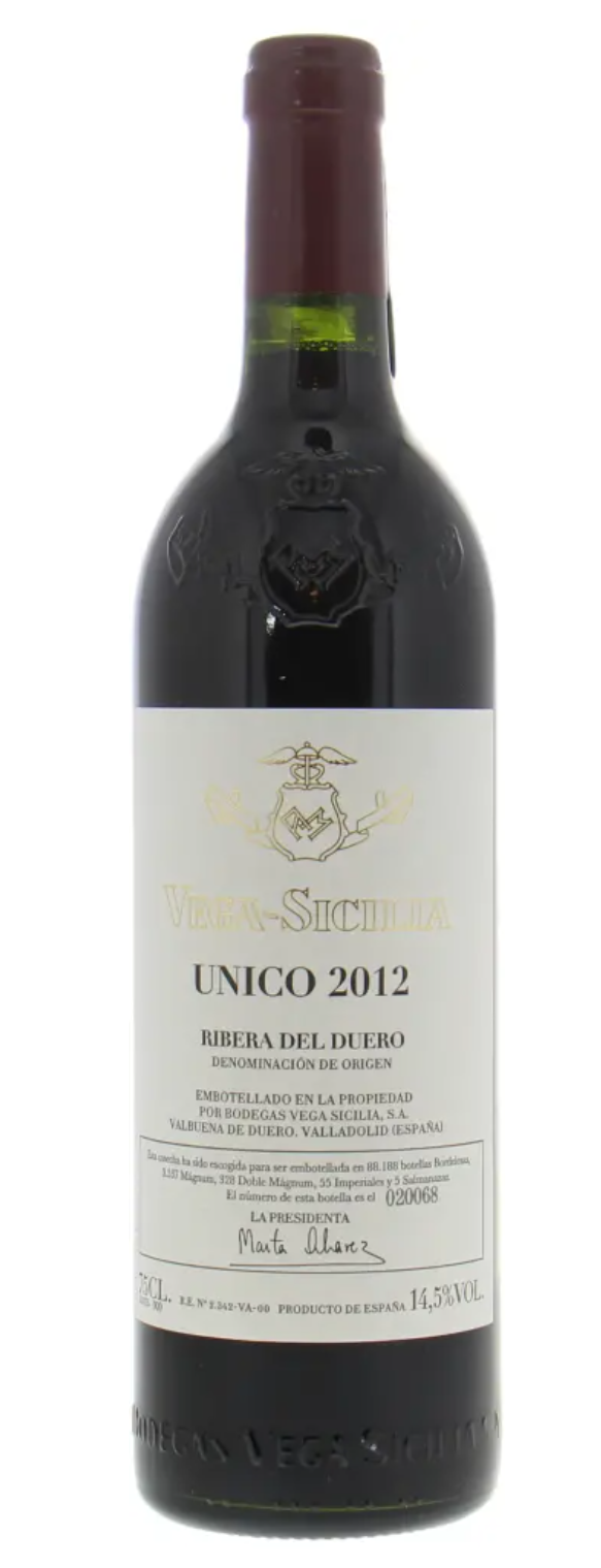 2012 | Vega Sicilia | Unico
