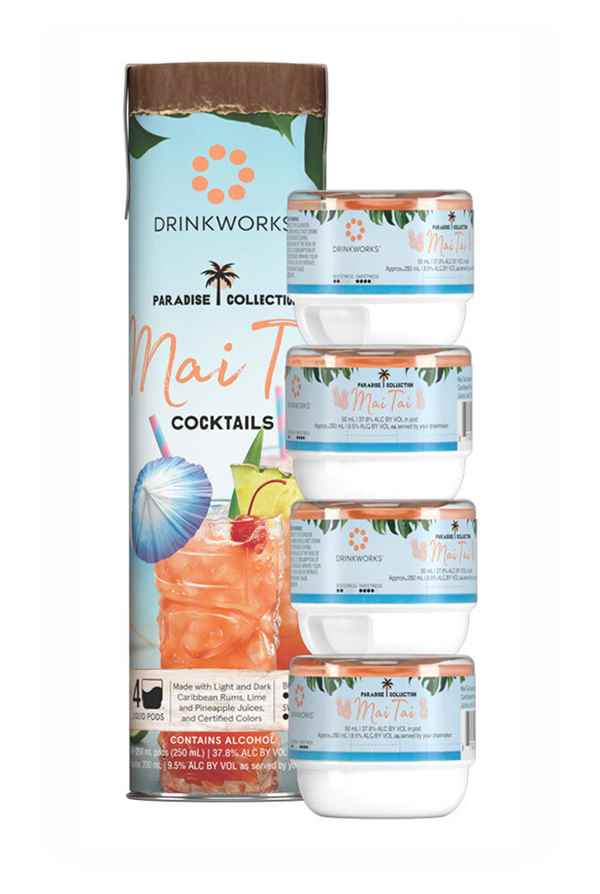 Drinkworks Mai Tai Tube (4x Pods) | 4x50ML at CaskCartel.com