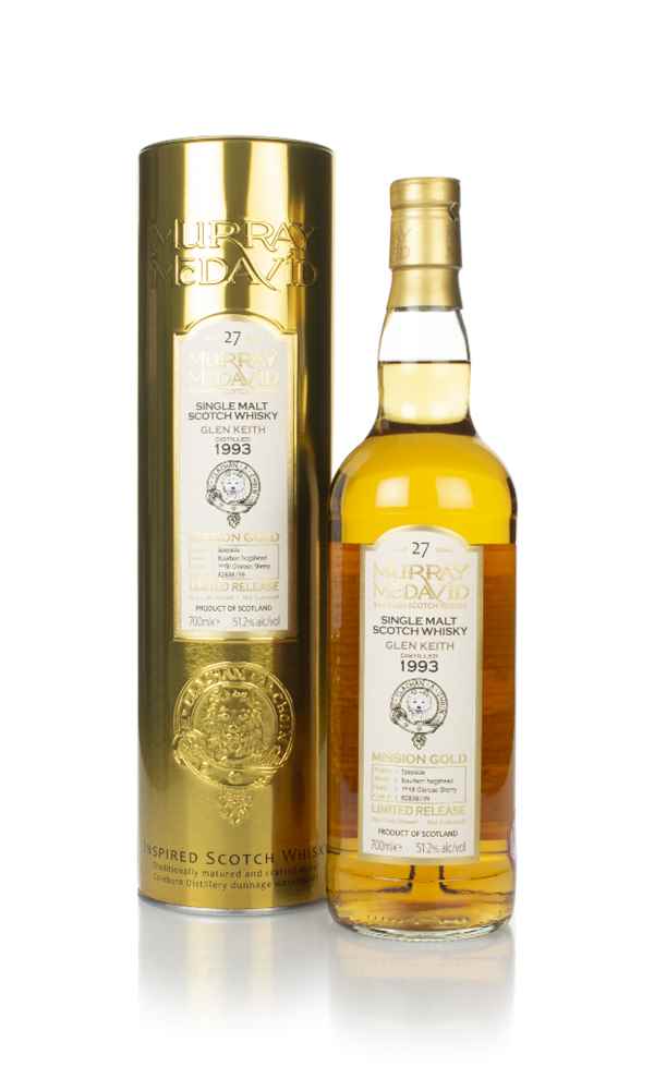 Glen Keith 27 Year Old 1993 (cask 82838/39) - Mission Gold (Murray McDavid) Whisky | 700ML