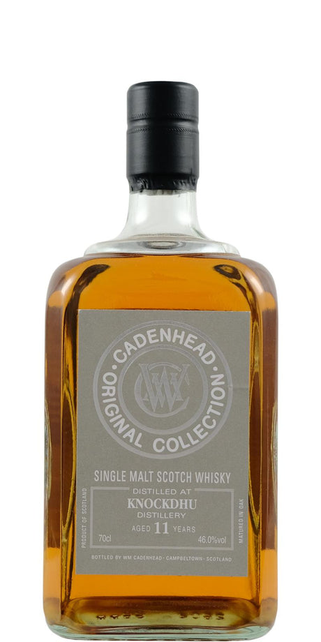 Knockdhu 11-Year-Old (Cadenhead's) Original Collection Single Malt Scotch Whisky at CaskCartel.com