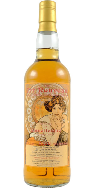 Glenallachie 2008 WD Art Nouveau 12 Year Old (2021) Release Scotch Whisky | 700ML at CaskCartel.com