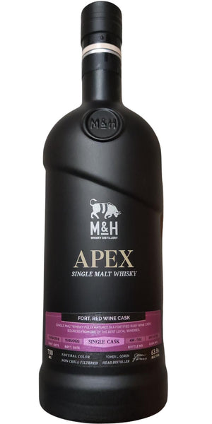 M&H 2018 - APEX Black Ruby Fortified Red Wine Cask Single Malt Whisky at CaskCartel.com