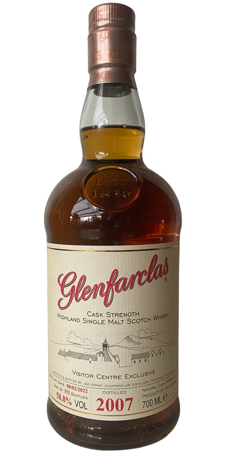 Glenfarclas 2007 Visitor Centre Exclusive Highland Single Malt Scotch Whisky at CaskCartel.com
