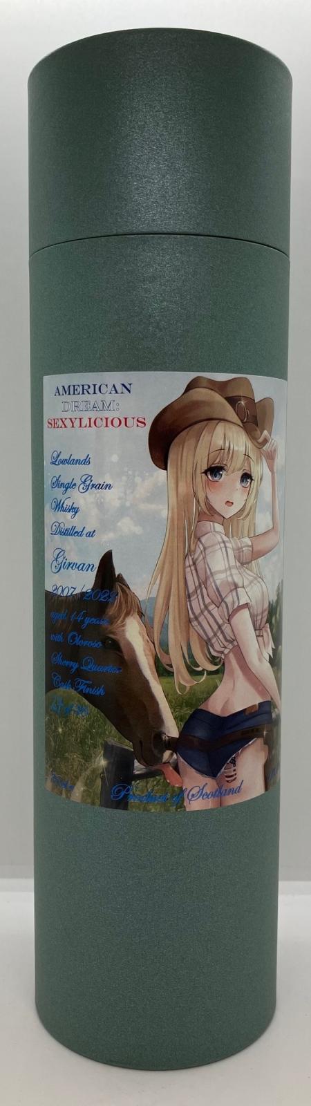 Girvan 2007 (Sexywhisky) American Dream: sexylicious (14 Year Old) Single Grain Whisky at CaskCartel.com