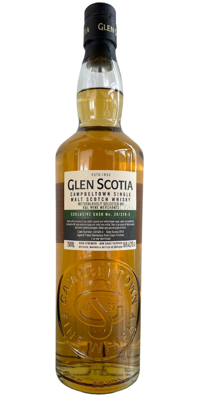 Glen Scotia 2013 Exclusive Cask 8 Year Old Campbeltown Single Malt Scotch Whisky at CaskCartel.com