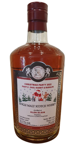 Glen Elgin 2009 (Malts of Scotland) Christmas Bottling Single Malt Scotch Whisky at CaskCartel.com