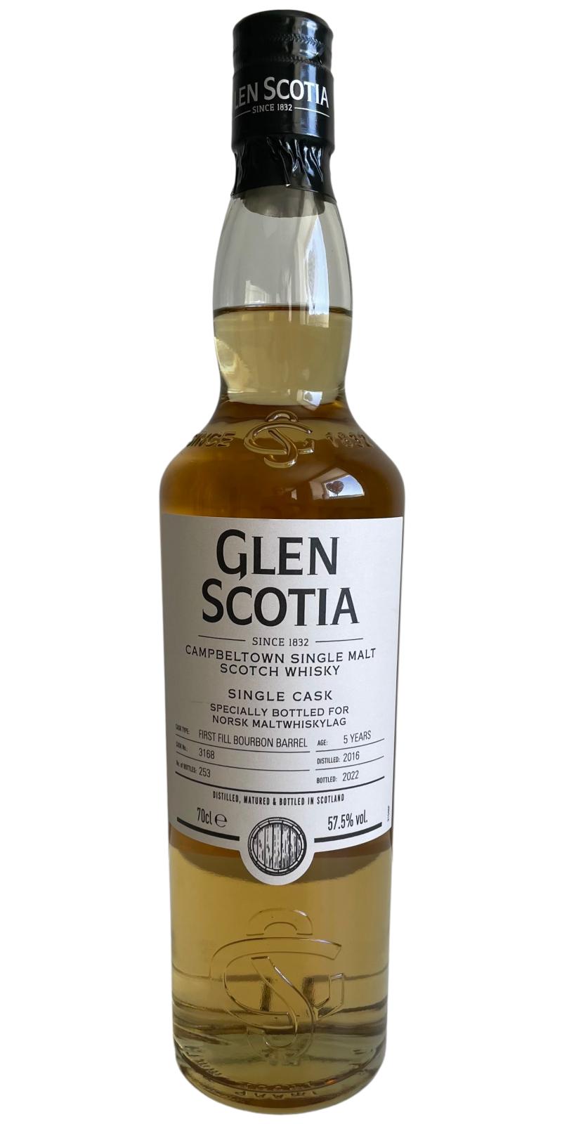 Glen Scotia 2016 NMWL no. 10 (5 Year Old) Campbeltown Single Malt Scotch Whisky | 700ML at CaskCartel.com