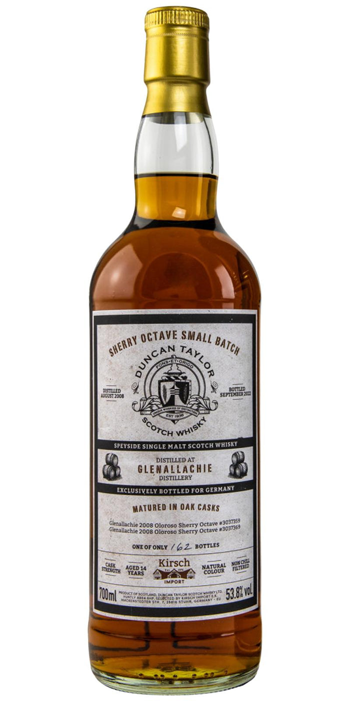 GlenAllachie The Octave Single Cask #3037349 2008 14 Year Old Whisky | 700ML