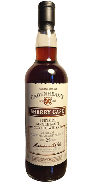 Glenrothes 1997 (Cadenhead's) Authentic Collection (25 Year Old) Speside Single Malt Scotch Whisky at CaskCartel.com