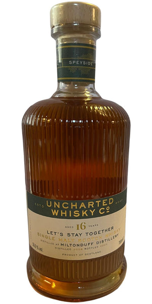 Miltonduff 2006 (Uncharted Whisky Co.) Let's Stay Together (16 Year Old) Single Malt Scotch Whisky at CaskCartel.com