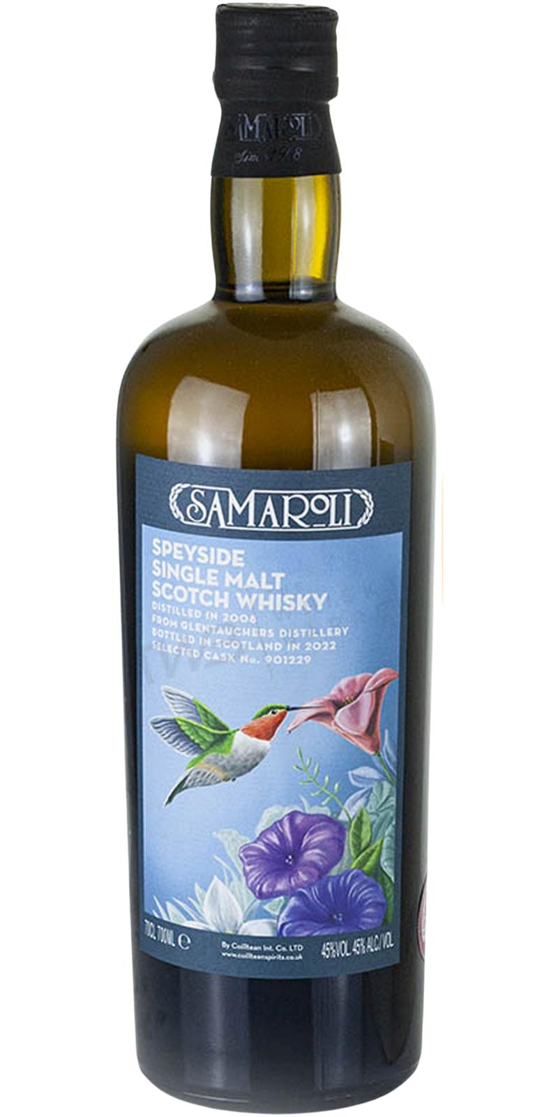 Glentauchers Samaroli Speyside Single Malt 2008 14 Year Old Whisky | 700ML at CaskCartel.com