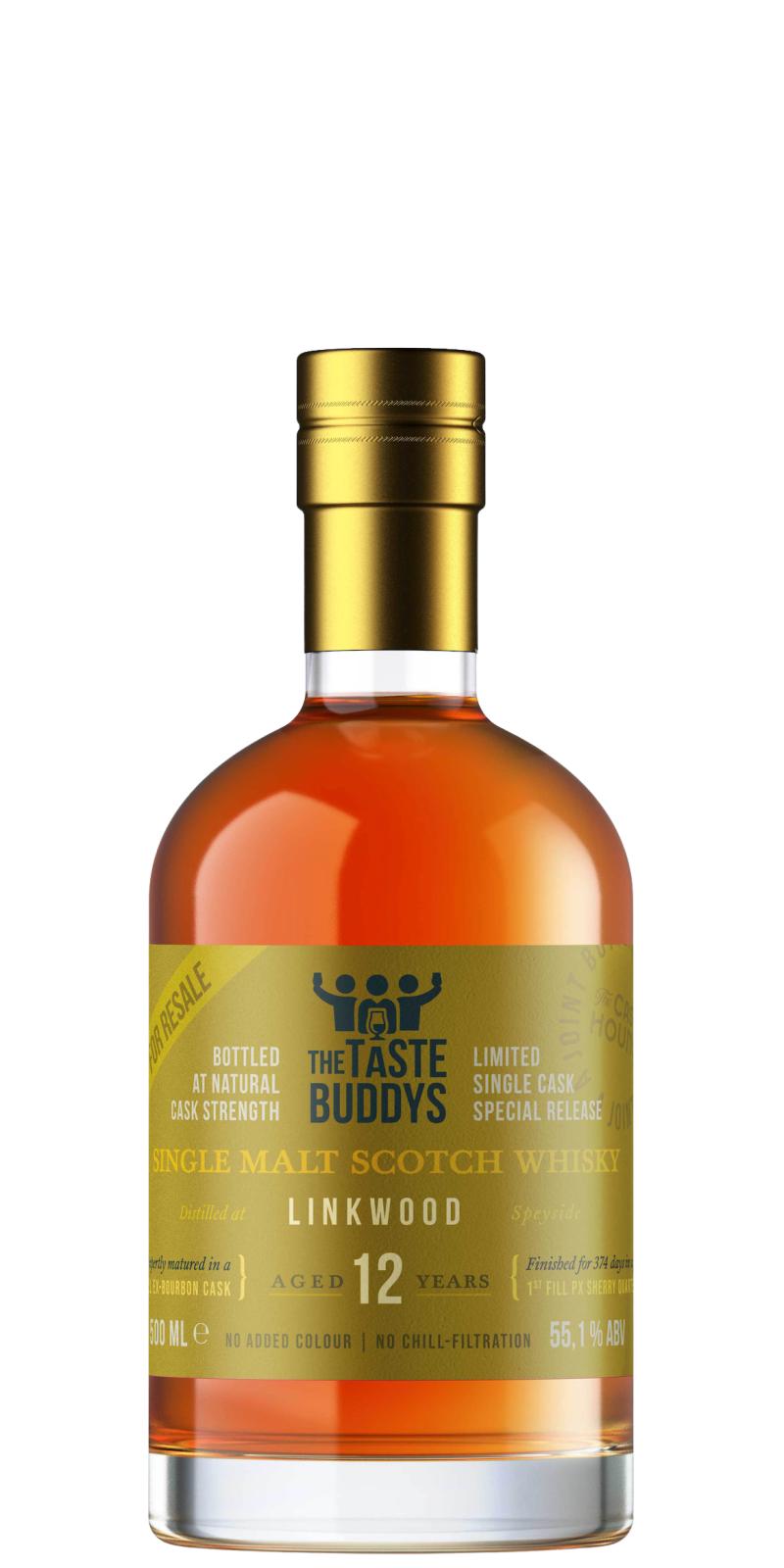 Linkwood 2010 (The Taste Buddys) Private Bottling (12 Year Old) Single Malt Scotch Whisky | 500ML at CaskCartel.com