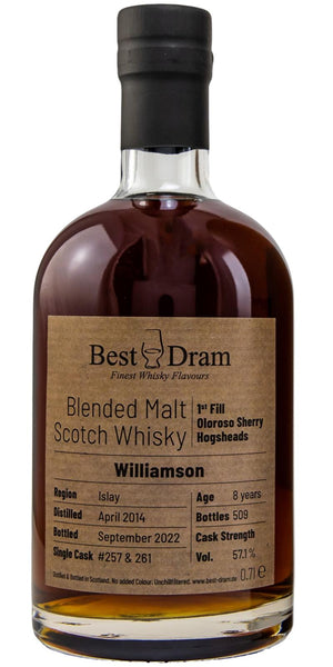 Williamson 2014 BD (8 Year Old) Blended Malt Scotch Whisky at CaskCartel.com