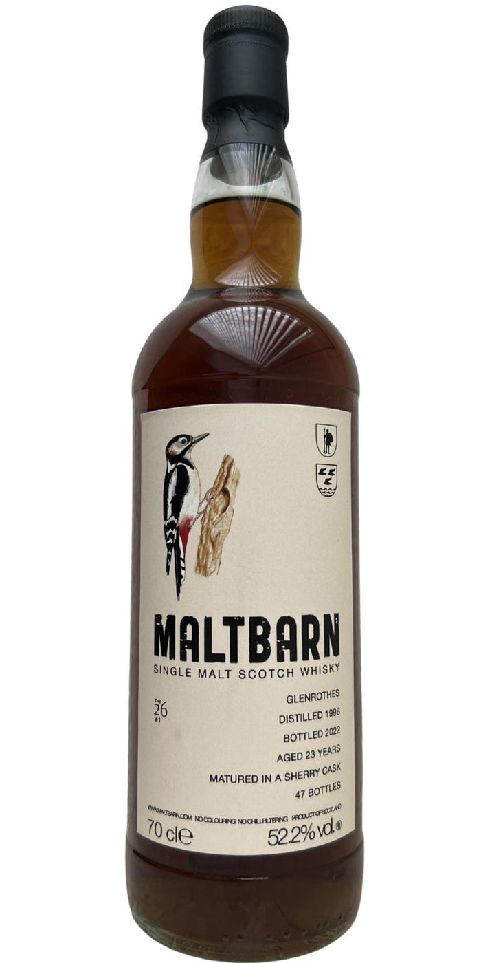Glenrothes 1998 (Maltbarn) The 26 #1 (23 Year Old) Single Malt Scotch Whisky | 700ML