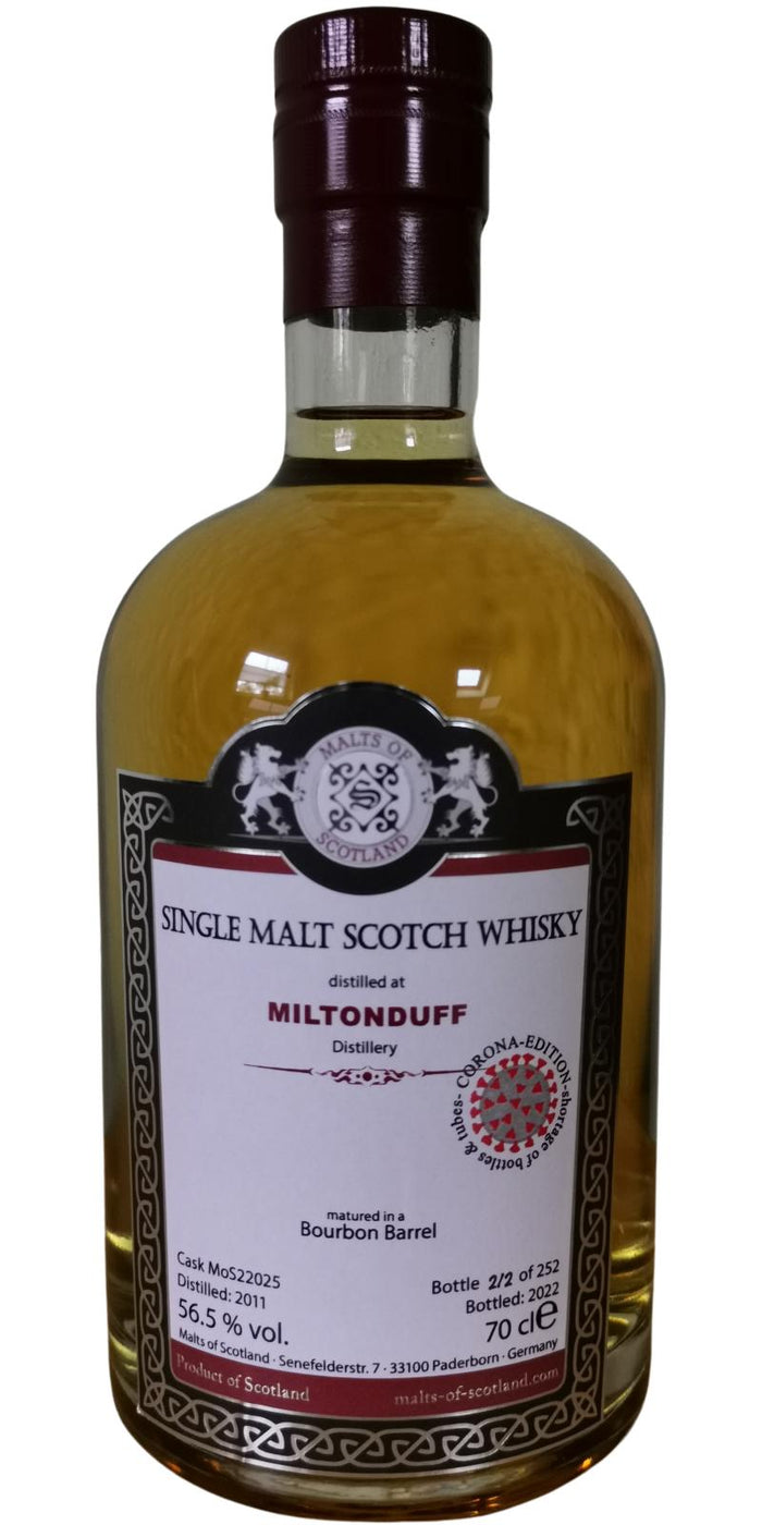 Miltonduff 2011 MoS Single Malt Scotch Whisky | 700ML